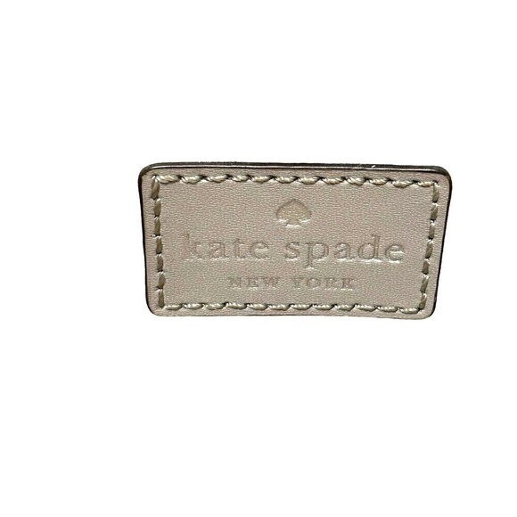 Kate Spade New York Crossbody Bag Ivy Street Amy Smooth Gray Leather - Picture 12 of 12